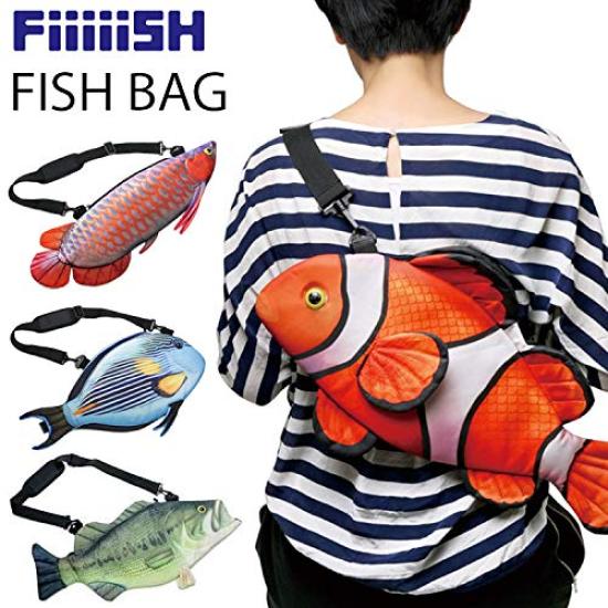 Stream Trail FiiiiiSH Fish 54 x 20 x 3 см Сумка, Рыба-клоун,