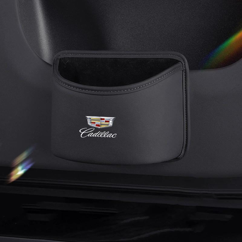 Multi-functional Car Trash Can Water Cup Holder Storage Bucket for Cadillac ATS BLS CT4 CT5 CT6 CTS ESCALADE SLR STS XT5 XT6 XTS