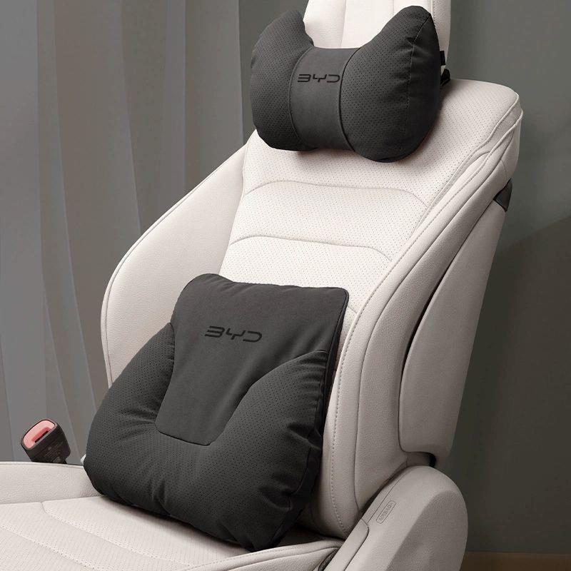 Universal Headrest & Lumbar Support for BYD: Seagull, Destroyer 05Plus, Han, Qin, Tang, Song Pro, Seal, Dolphin