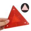2/4/6PCS Car Triple Folding Stop Sign Reflector Car Emergency Trouble Warning Triangle Sign Reflector Sticker Auto Accessories