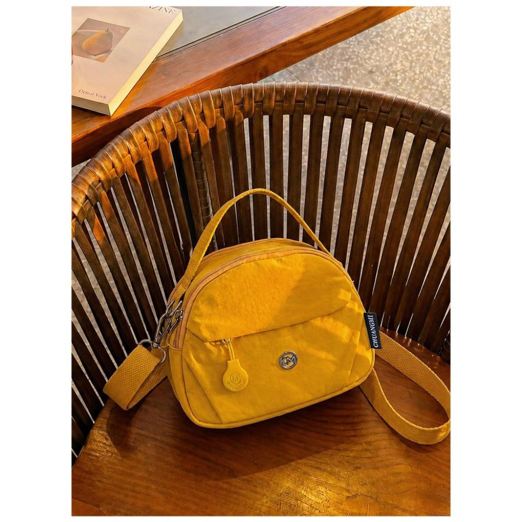 Shoulder Crossbody Handbag Women Nylon Multi Compartment Daily Commute