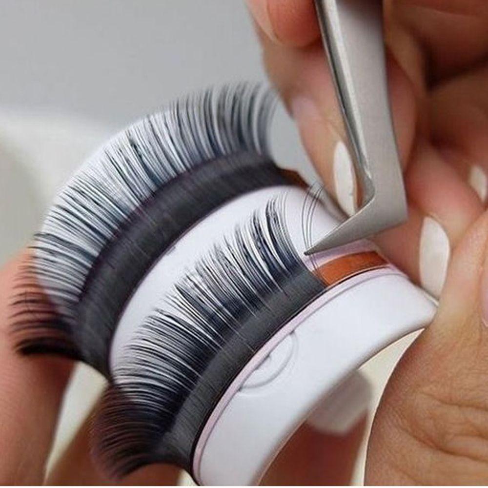 New Fashion Professional Beauty 3D 6D Volume Curved Stainless Steel False Eyelash Tweezer