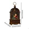 Christmas Music Box Desktop Figurine Lantern Portable Ornament Lighted for
