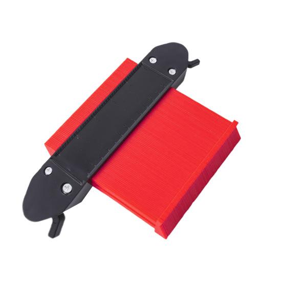 Contour Gauge Compact Design Portable Multipurpose Profile Copy Contour Gauge Standard Pipe Tile Wood Laminate Measuring Tool