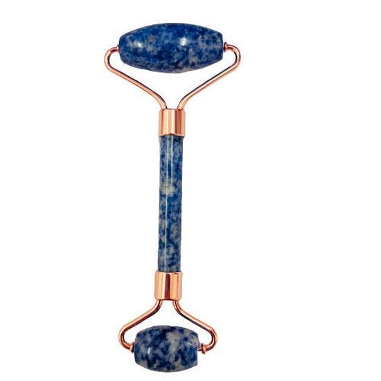 Массажер для лица из розового кварца с двойной головкой