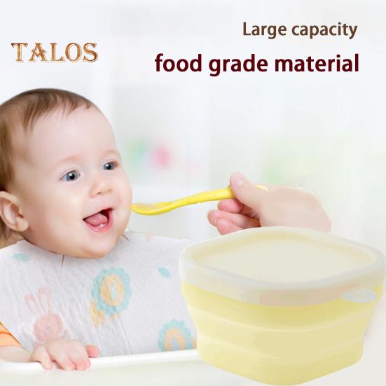 Миска для кемпинга, большая емкость, многофункциональная, многоразовая, удобная, безопасная для морозильной камеры, силиконовая складная миска для улицы