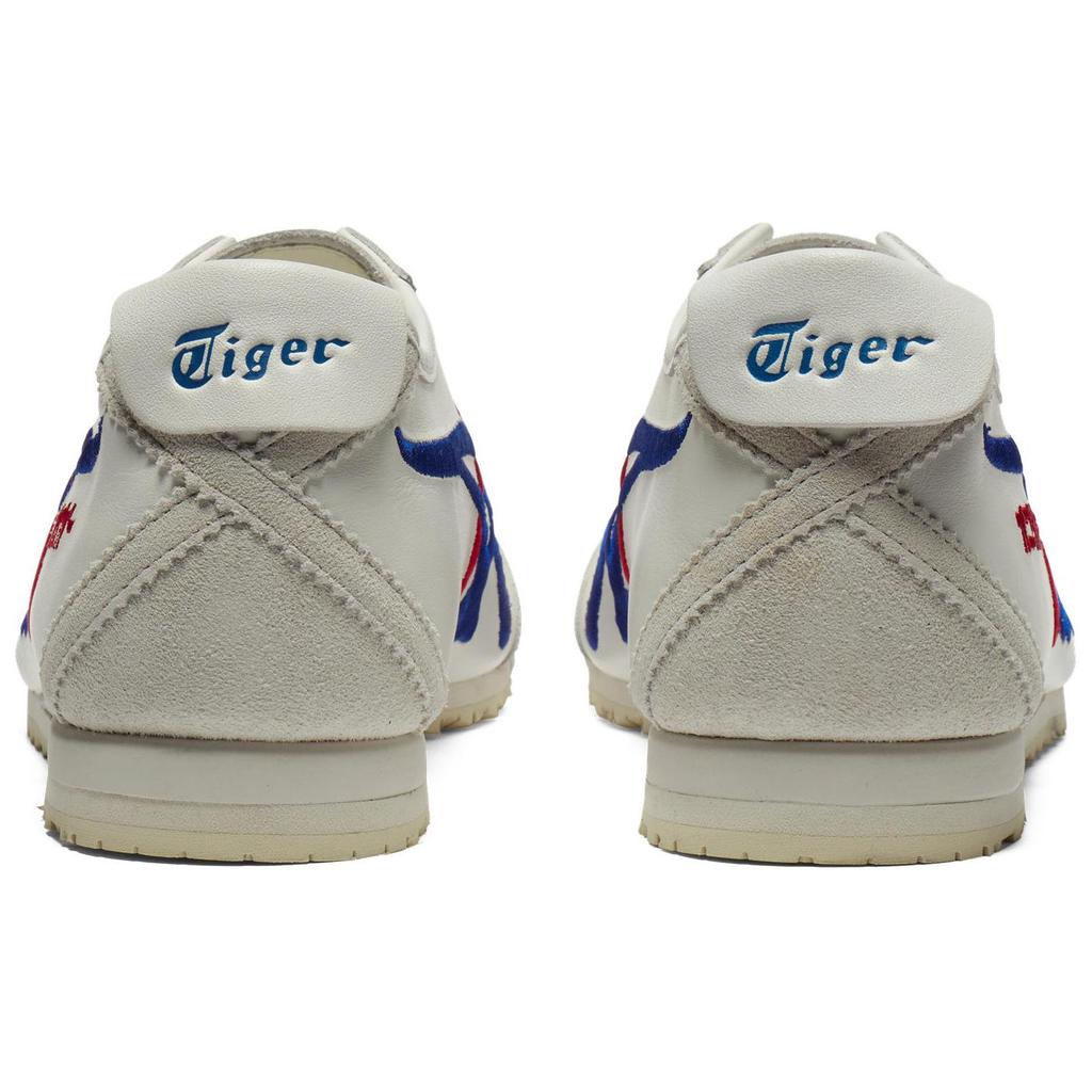 ONITSUKA TIGER Mexico 66 Nm Удобные Мягкие Нескользящие Износостойкие Низкие Повседневные Кроссовки Унисекс Повседневная Обувь Бело-Синие 1183C320-100