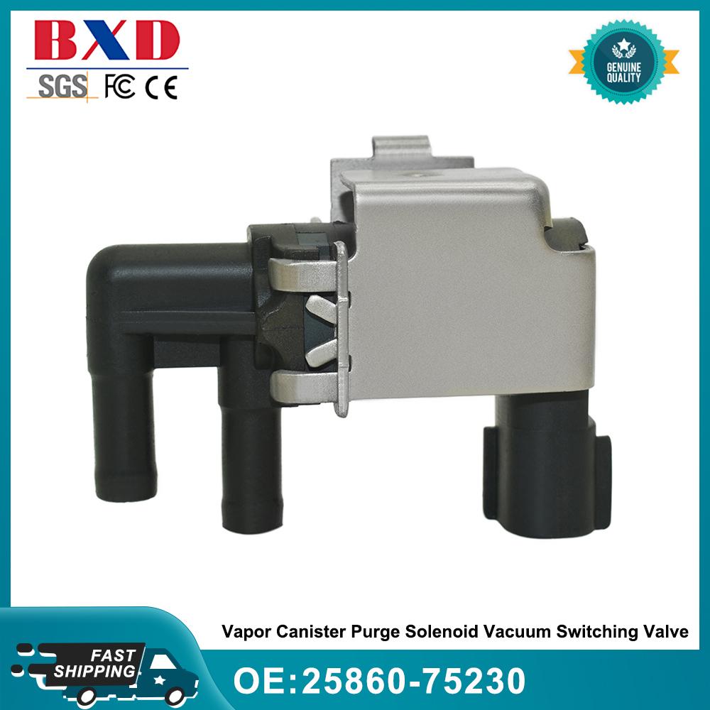 OEM 25860-75230 25860 75230 2586075230 Vapor Canister Purge Solenoid Vacuum Switching Valve For T oyota Tacoma 2004 Car Parts