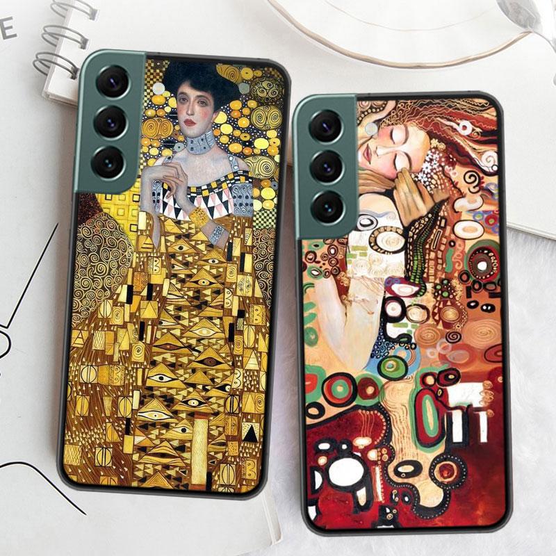 Чехол для телефона 'Поцелуй' Густава Климта Для Samsung A16 A26 A36 A56 Galaxy A02S A12 A52S A13 A23 A33 A53 A54 A34 A24 A14 A22 A32 A