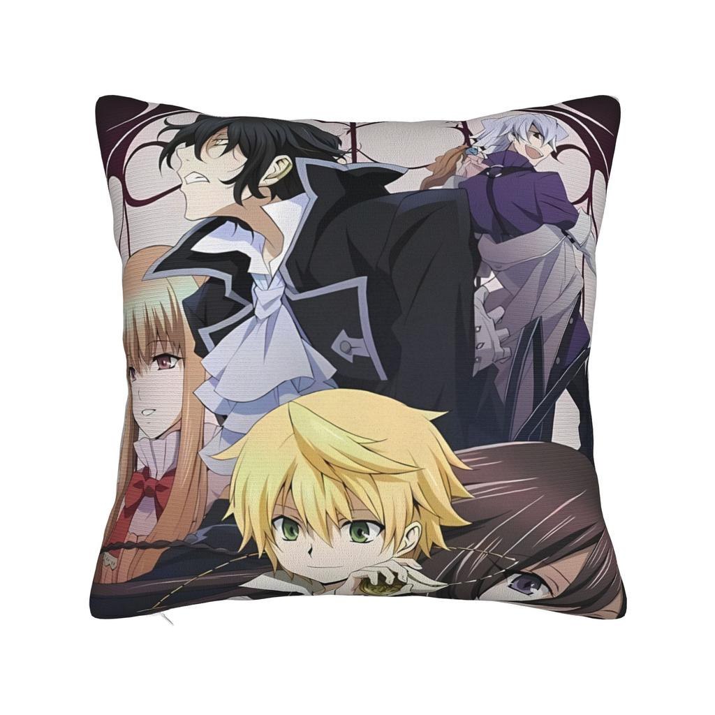Ozz Manga Pandora Hearts Pillow Cover Novelty Pillow Case For Sofa Home Decoration Comfy Pillowcases Gift