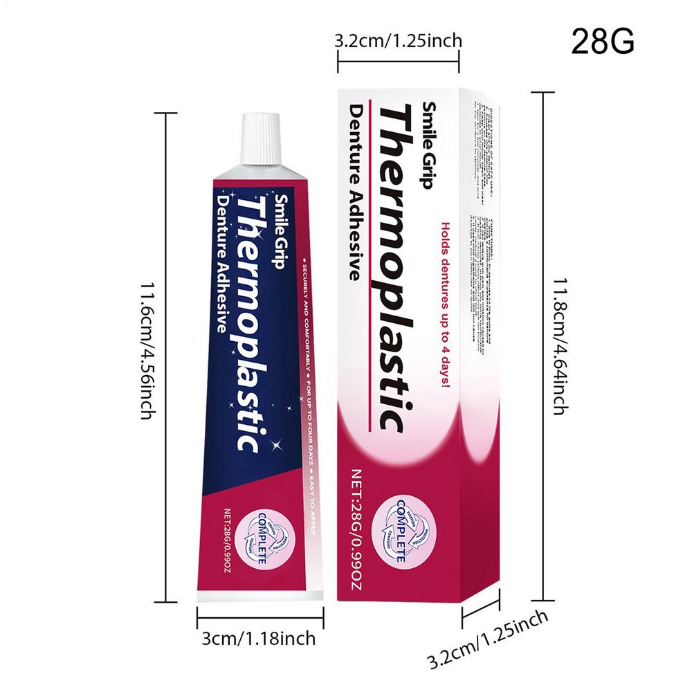 Женские Мужские Клеи для зубных протезов Клей Уход за зубами Термопластичный протез Силикон для перебазировки Клей Адгезивная подушечка Фиксация трением Зубные протезы