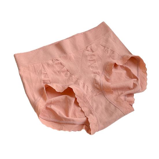 Women Underpants High Waist Soft Breathable Plus Size Lace Seamless Elastic