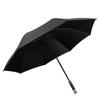 New Umbrella 27 Inch Large Double Golf Fiber Long Handle Umbrella Straight Rod Automatic Men's Umbrella