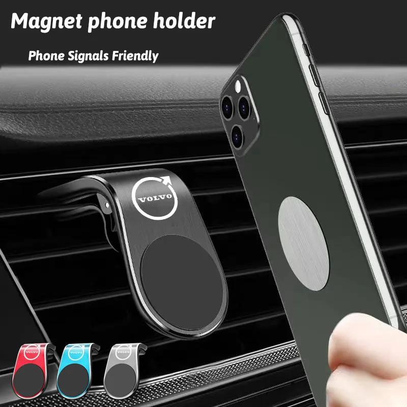 zpebr9 Magnetic Car Phone Holder Smartphone Holder Clip For Volvo XC90 V90 V60 XC60 V40 S80 S60 S90 C40 XC40 V70 XC70 C30 C70 EX90