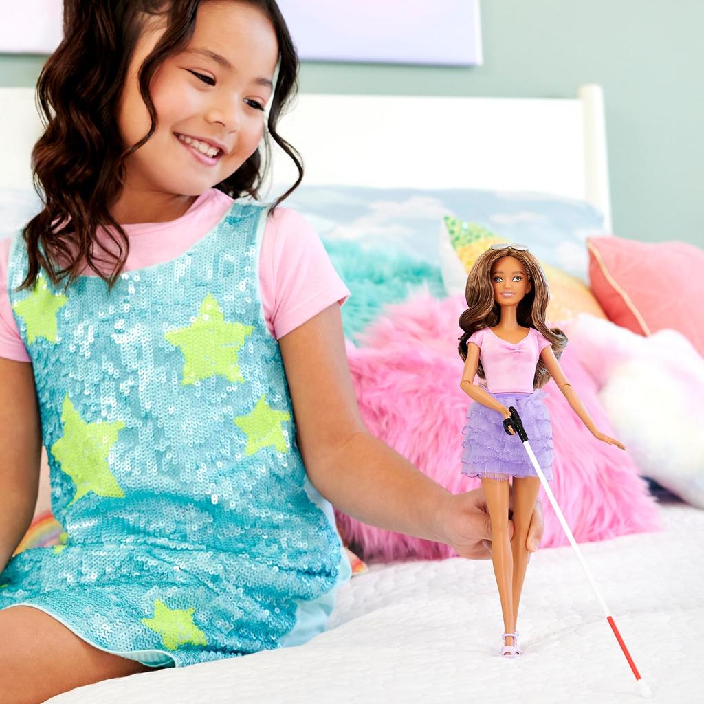 Барби Барби Модница Лавандово-розовое платье Наряди куклу Барби 3 года и старше Лавандовая HRH17 Кукла/Дом