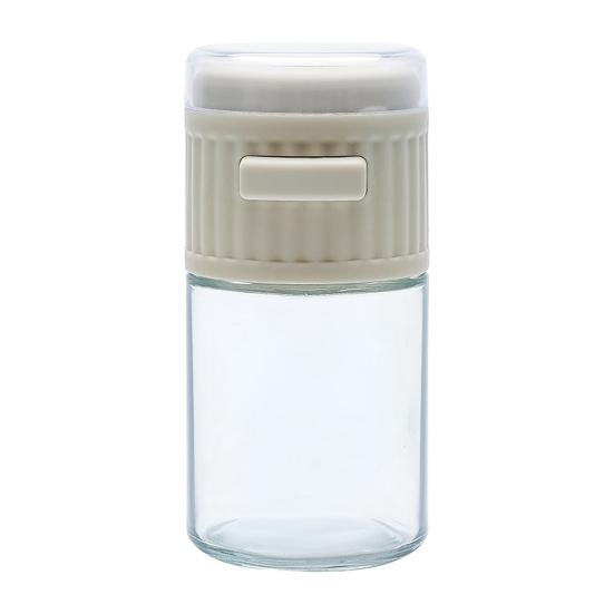 Солонка прозрачная, точный контроль, количественная, каждое нажатие, 0,5 г, для здорового ежедневного потребления, герметичный дозатор для перца, специй, мерная бутылка для приправ