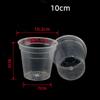 7/10/12cm Transparent Thickened Plastic Flowerpot With Tray Orchid Pot Succulent Rose Plant Root Maintenance B1