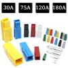 10/20/100 Pcs Anderson Type Single Pole 30A 75A 120A 180A Plug 600V DC Battery Connector UPS Power Plug High Current Quick Plug