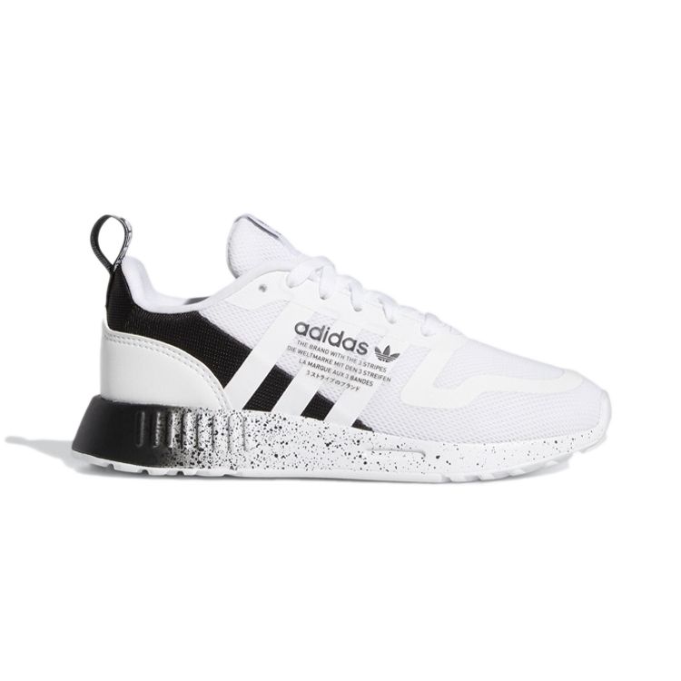 Adidas Originals Multix C Fabric Durable Low-Top Kids Running Shoes Kids Running Shoes White Black GX5088