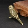 Vintage Pure Copper Magpie Ornaments Childrens Tea Pet Ornaments Bird and Sparrow Handle Antique Handicrafts