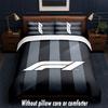 F1 Design Bed Bedding Set 1 Duvet Cover + 2 Pillowcases Soft Breathable Household Bed Linens