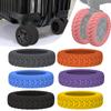 8pcs Universal Luggage Suitcase Wheels Silicone Wear Resistant Trolleys Case Caster For Suitcase