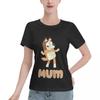 Классическая футболка Chilli Heeler Mom, винтажная одежда, футболки с рисунком для женщин