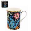 [R2682] - Porcelain Mug 'William Morris Collection' Blue Multicolor (Compton) - 10x7. 5 Cm
