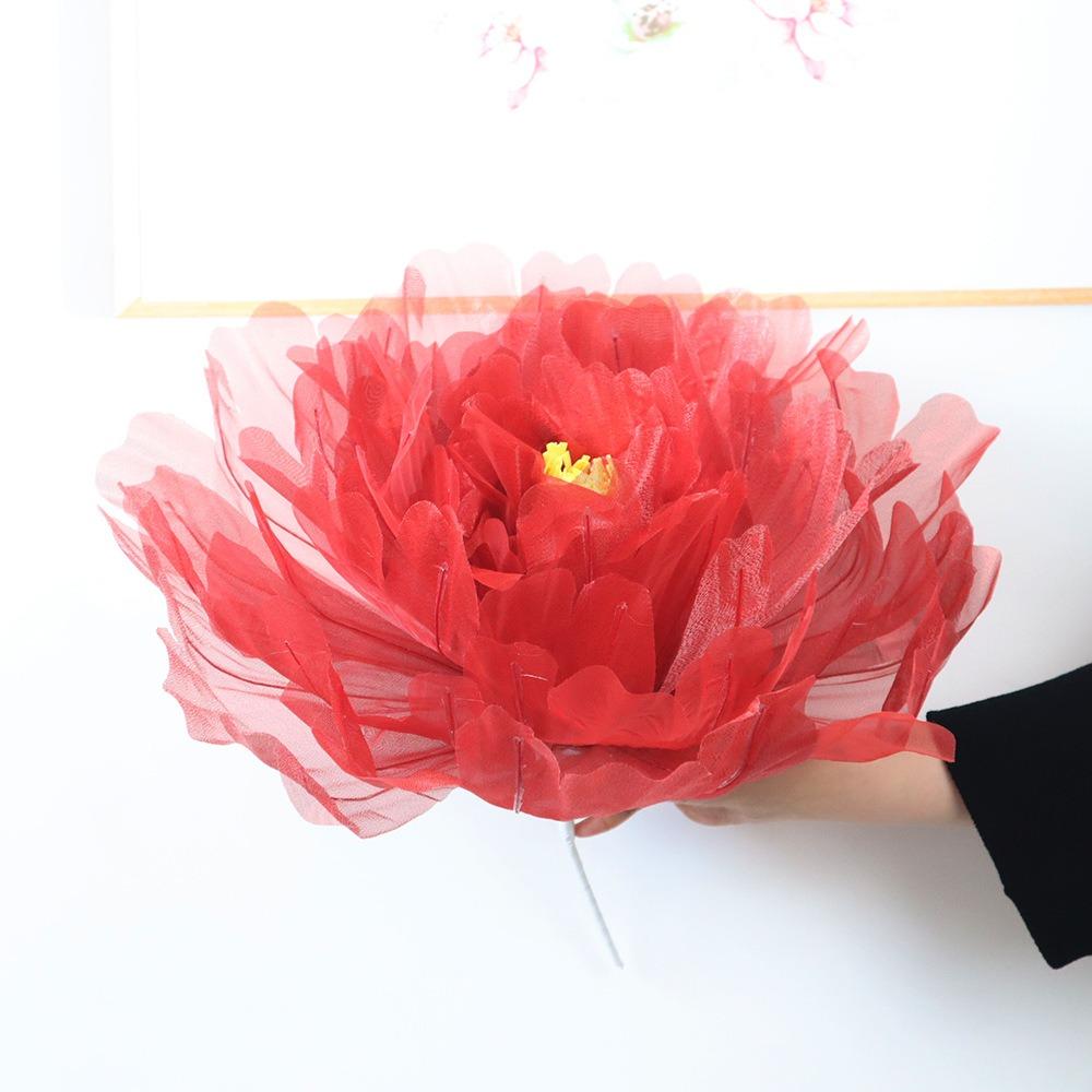 Colorful Peony Flower 3D Fake Flower Fashion Simulated Flower  Shopping Mall Hotel Set