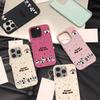 Ins милый щенок для iPhone17 Pro Max кожаный узор защитный чехол для мобильного телефона 17/16 полностью закрывающий 15 больших отверстий