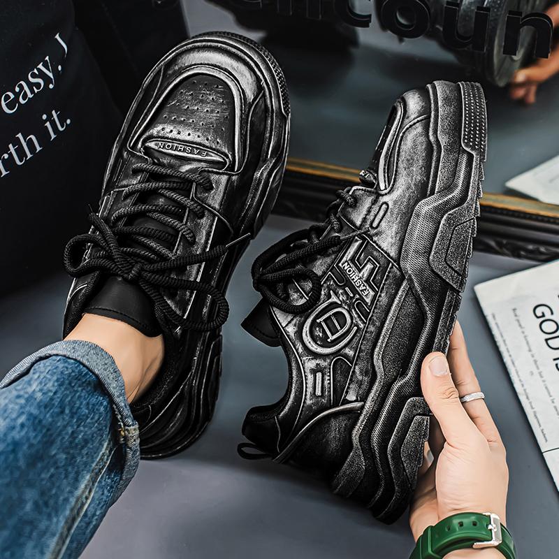 Мужская обувь на платформе Четыре сезона Повседневные кроссовки на платформе Папины кроссовки на платформе