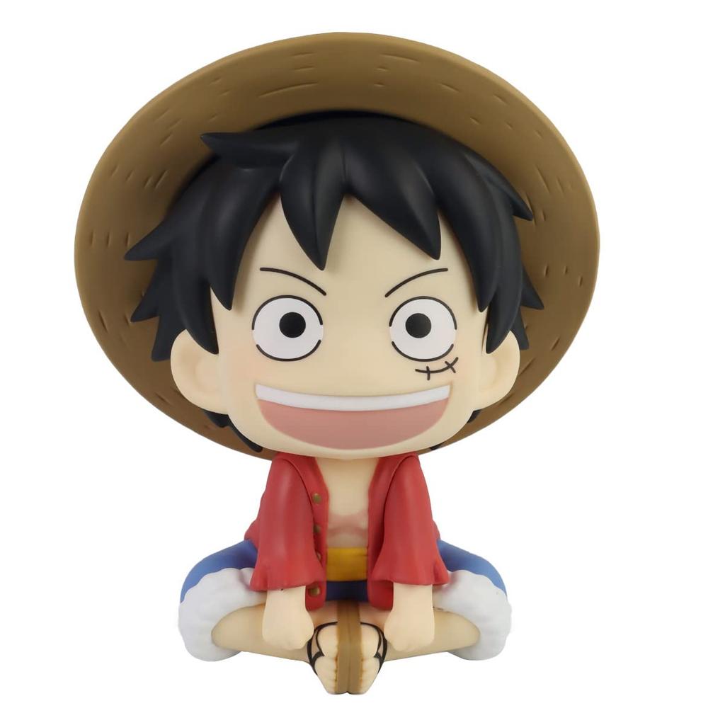 MegaHouse Rukappu ONE PIECE Monkey Luffy Approximately 110mm PVC Finished Figure MH82981 D. Pre-painted