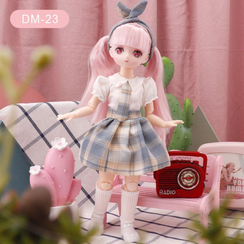 Наряди 30 см Аниме Bjd Куклу с Одеждой 30 см Шарнирные Игрушки 1/6 Куклы Bjd Детская Игрушка