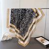Spring And Autumn Satin Simulation Silk Printed Large Square Scarf Silk Scarf Shawl Head Scarf Neck Protection Scarf Decorative Ladies Scarf