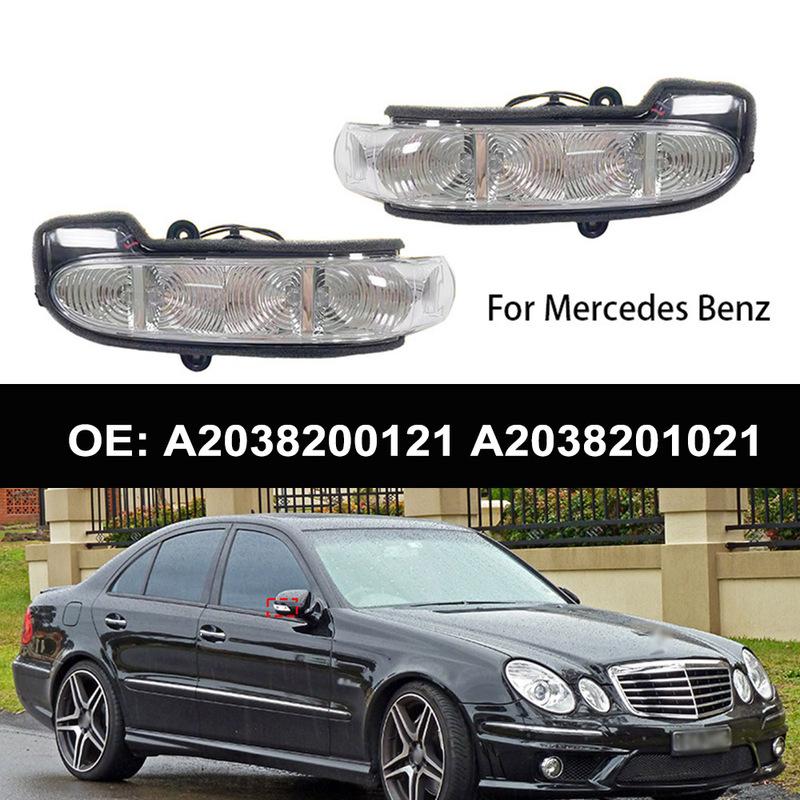 Светодиодный указатель поворота в боковом зеркале для Benz W203 C-Class до рестайлинга 2000 2001 2002 2003 A2038200121 A2038201021