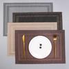 45cmx30cm Environmentally Friendly PVC Placemat Resistant Modern Placemats Insulation Mat Table Mat Western Placemat