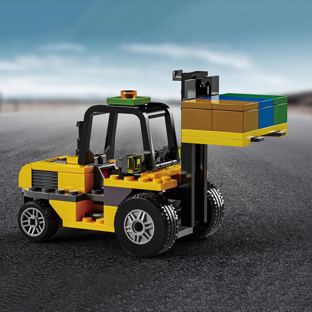 Креативный Город Аэробус Грузовой Самолет Самолет Строительные Блоки Воздушный Самолет Модель Кирпичики Образовательные DIY Игрушки Для Детей Мальчиков