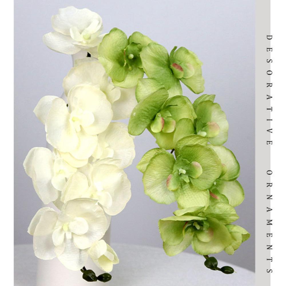 Одиночный букет из искусственных цветов орхидеи фаленопсис с 8 головками Свадебное украшение