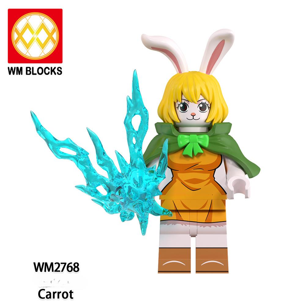 WM6189 персонажи мультфильма, строительные блоки, аниме, экшн-фигурки, аксессуары, модель, кирпичи, игрушки для детей