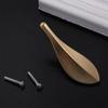 Style Wardrobe Cupboard Closet Leaf Shaped Door Knob Pull handle Furniture Hardware Drawer Handles