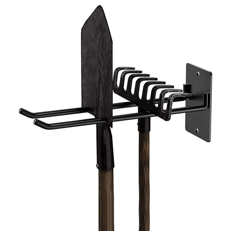 Система хранения инструментов Крючки Настенный держатель для гаражного хранения Многоцелевой органайзер для садовых инструментов Для склада Настенный крючок для гаража