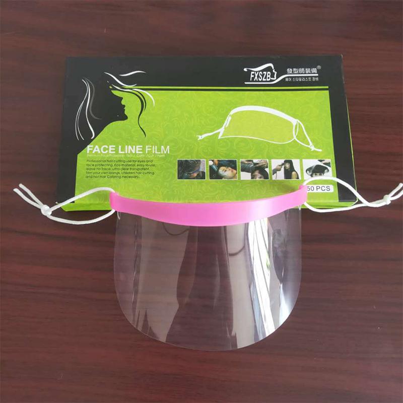 50Pcs Hairdressing Eye Mask Transparent Eye Shield Kit Dye Perm Face Cover