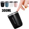 300 мл 304 нержавеющая сталь кружка для кофе кружка с крышкой термоизолированная кофейная кружка с двойными стенками термостойкая посуда для напитков