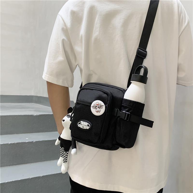 Мужская сумка на плечо, мини-сумка, сумка для мобильного телефона, маленькая квадратная сумка, многослойная сумка