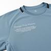 DESCENTE Long Sleeve Volleyball Easy Arm Flying Yuki Blue T-Shirt, Movement, Receive, Ishikawa,