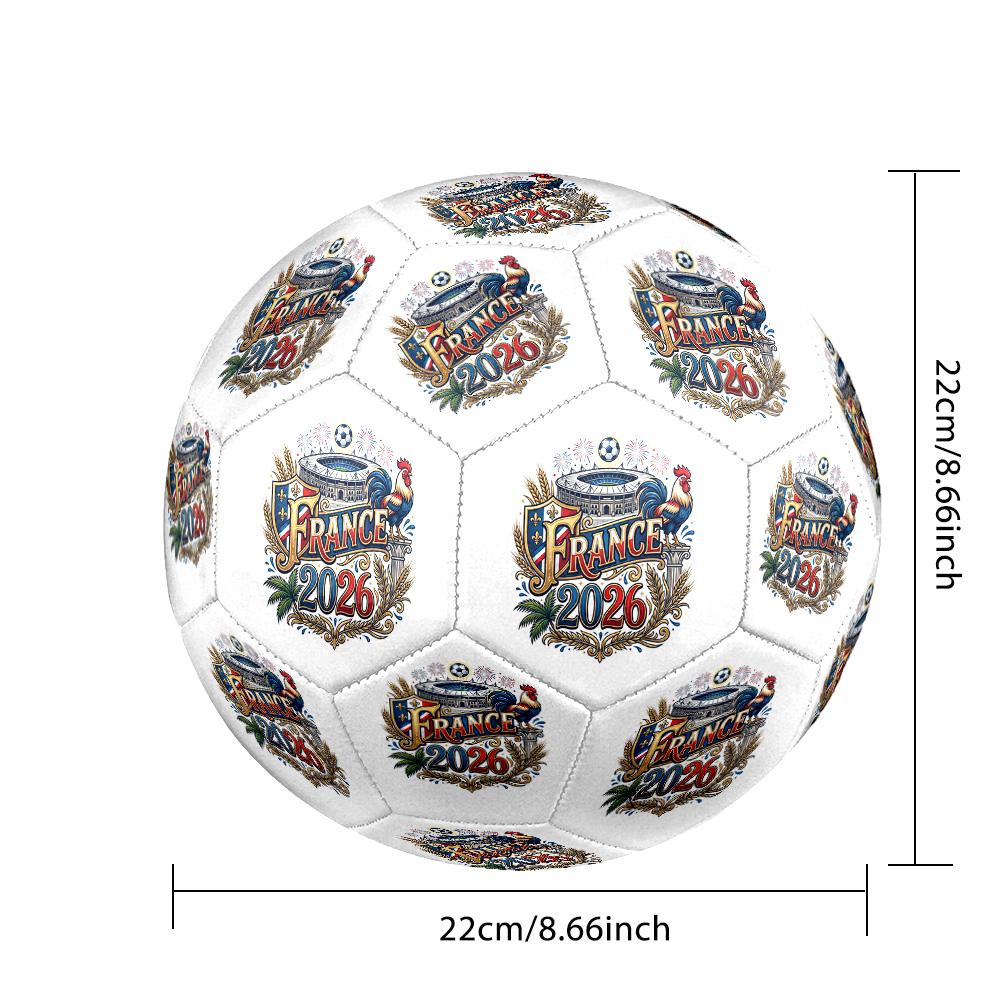 France 2026 Football Championship Size 5 Soccer Football Machine Sewn Outdoor Universal Football Soccer Accessory