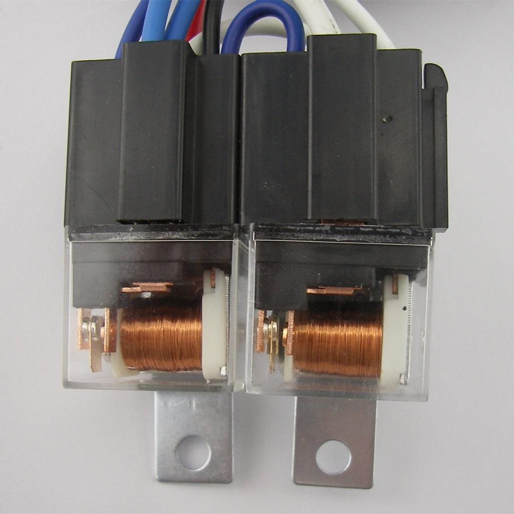 Керамическое реле фар H4 Жгут проводов 4 Патрона для ламп фар Исправление тусклого света