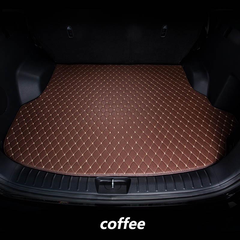 Sinjayer Car AUTO Trunk Mat ALL Weather Tail Boot Luggage Pad Carpet Flat Side Cargo Liner Cover For ChangAn CS85 Couple