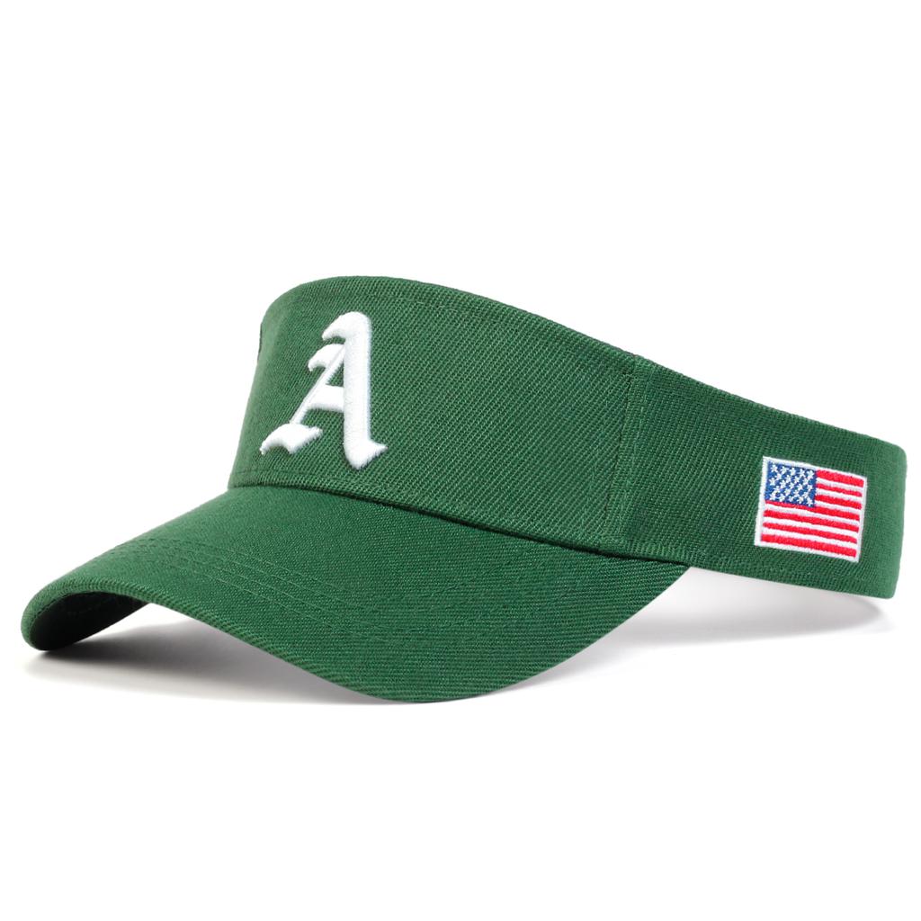 Унисекс готическая буква А сбоку вышитый американский флаг регулируемая солнцезащитная пустая верхняя кепка для гольфа бейсболка весна лето для спорта на открытом воздухе дорожные шляпы