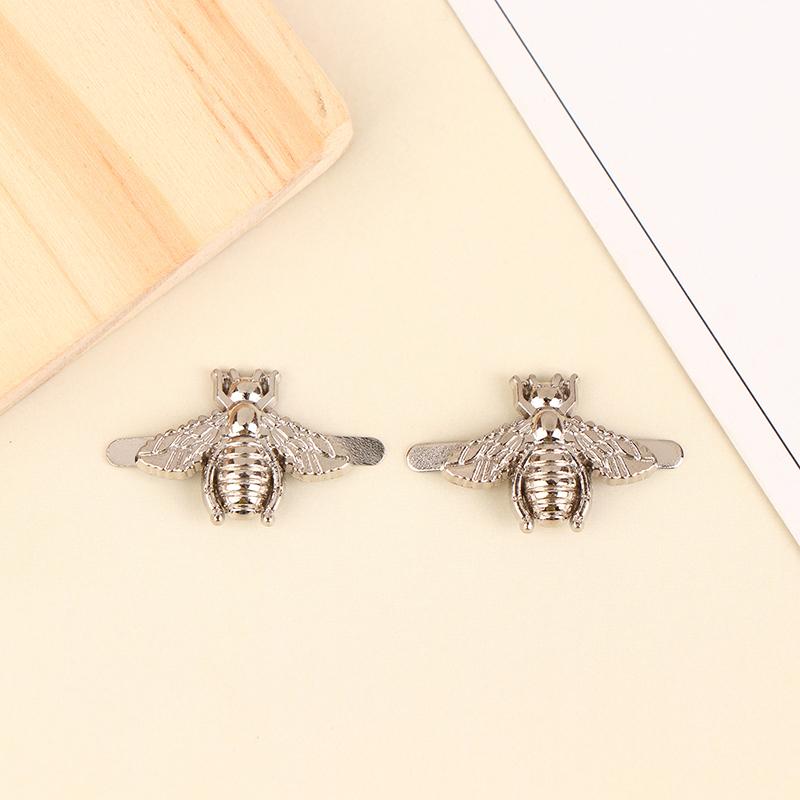 2 шт. металлическая декоративная пряжка в форме пчелы, зажим для сумки, фурнитура для кожаной сумки «сделай сам», сумки, аксессуары для обуви
